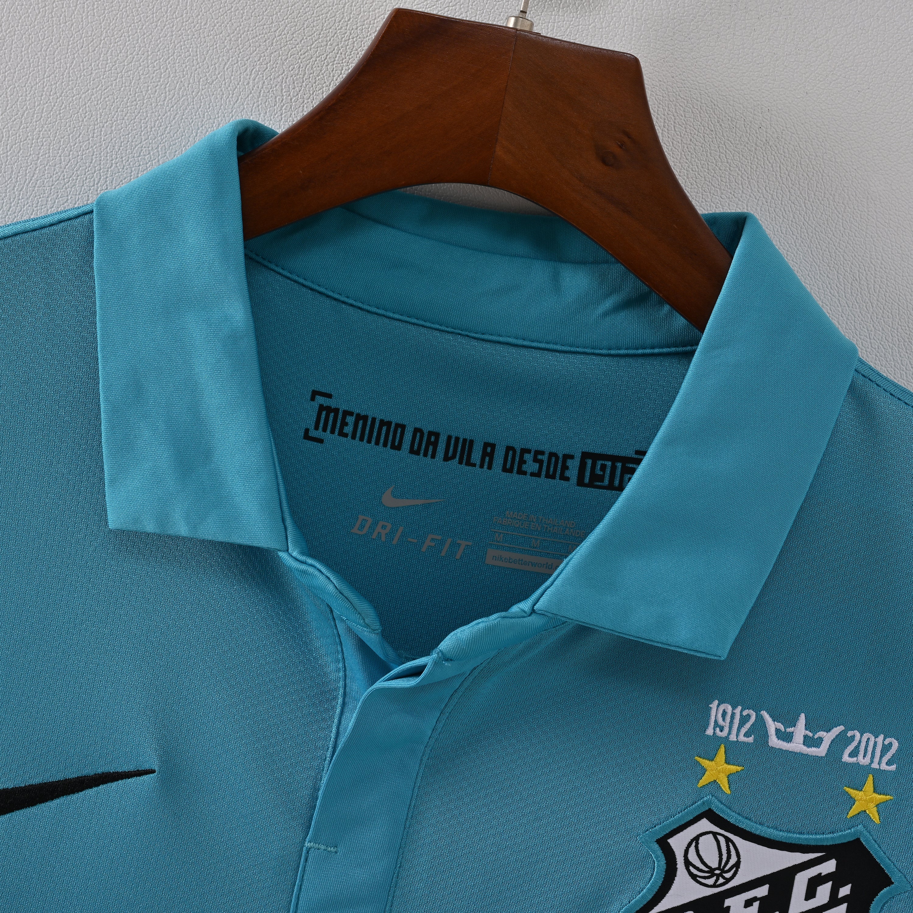 Santos FC 2012 Third Kit – Teal Nike Retro Jersey