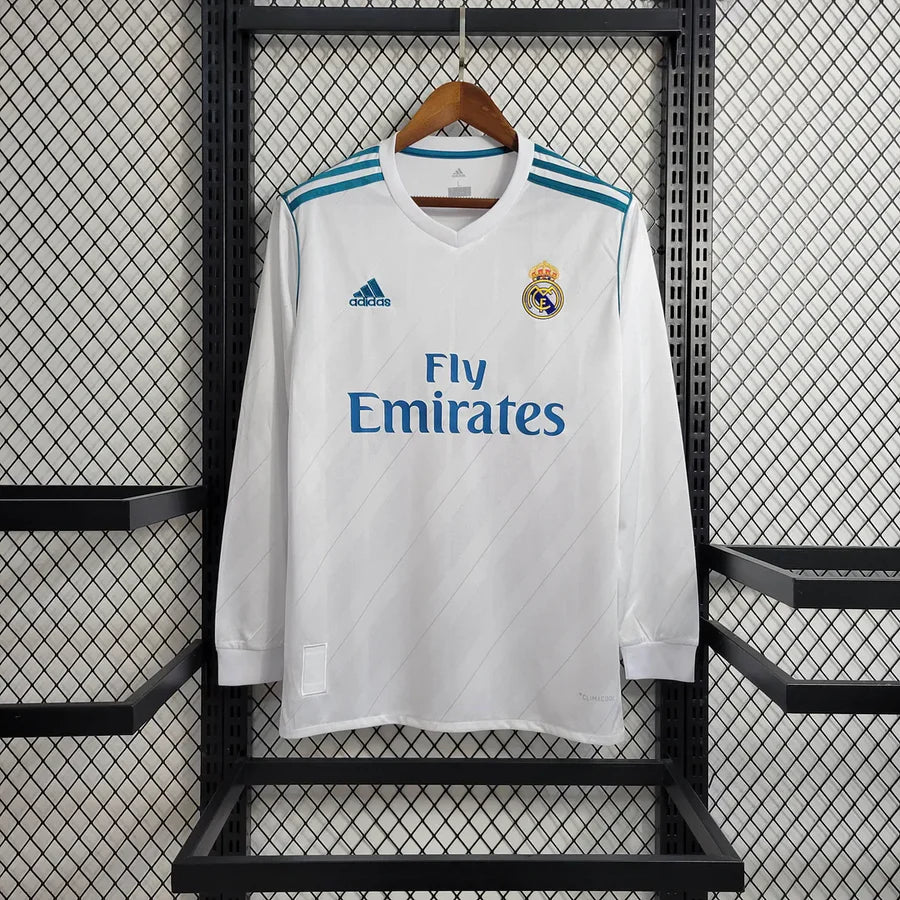 Real Madrid Retro Long Sleeve Home Kit