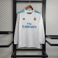 Real Madrid 2017/18 Home Long Sleeve Jersey