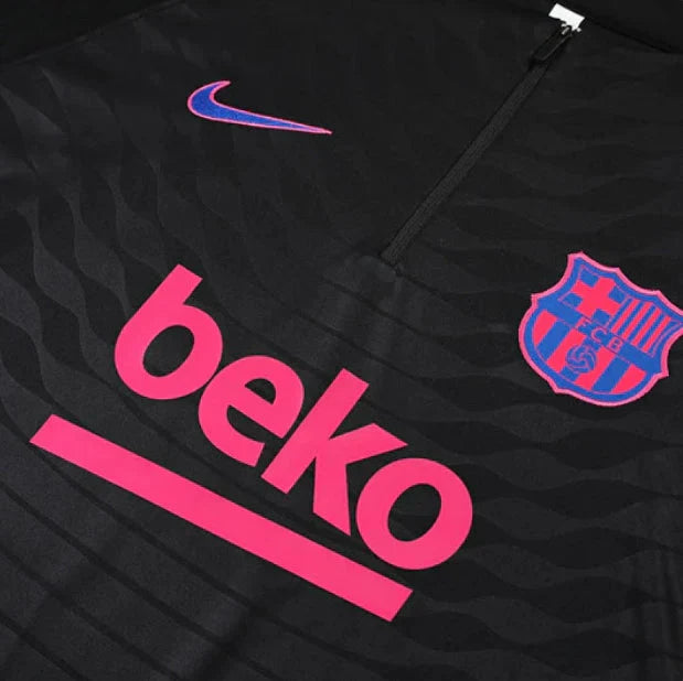 FC Barcelona 2021/22 Training Tracksuit – Black/Pink