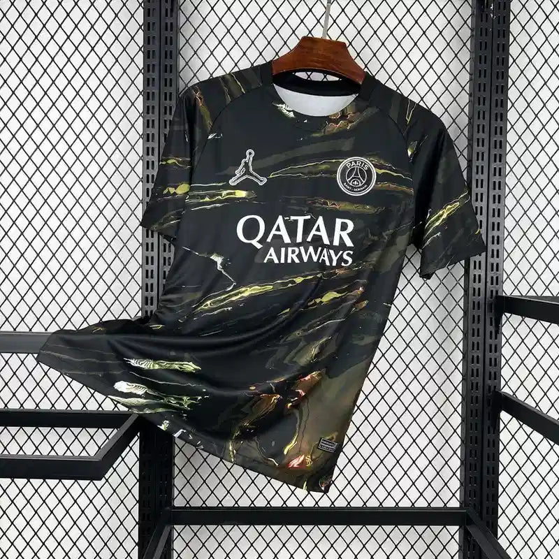 PSG x Jordan Black Marble Jersey