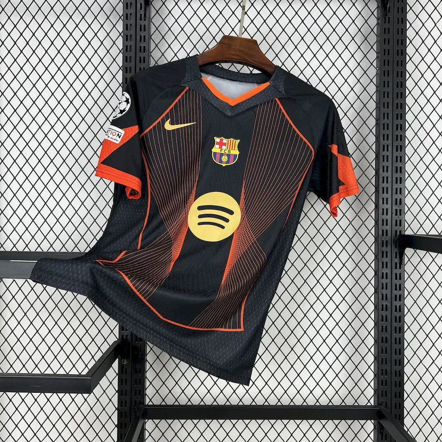 FC Barcelona 2024/25 Special Edition Jersey – Black/Orange