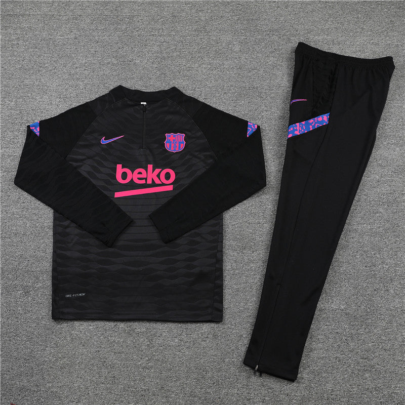 FC Barcelona 2021/22 Training Tracksuit – Black/Pink