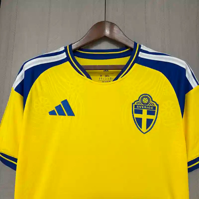 Sweden Home Jersey 2025/26 World Cup Kit