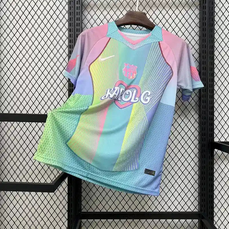 FC Barcelona x Karol G Special Edition Jersey 2024/25 - Rainbow