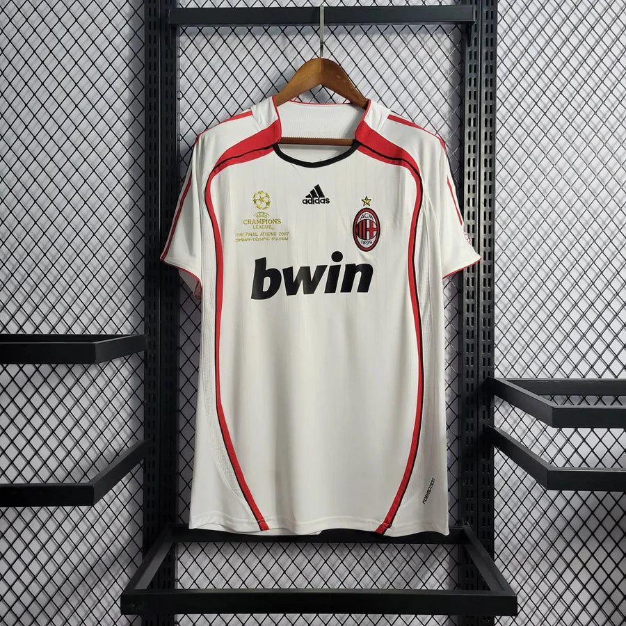 AC Milan 2006/07 UCL Final Away Jersey – Short Sleeve