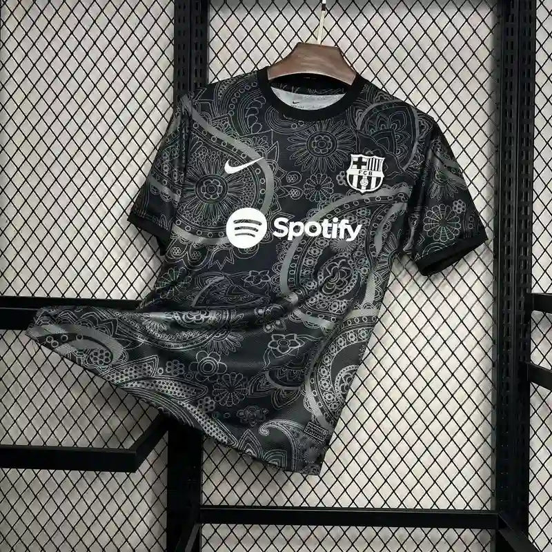 FC Barcelona Special Edition Black Paisley Jersey - Nike x Spotify