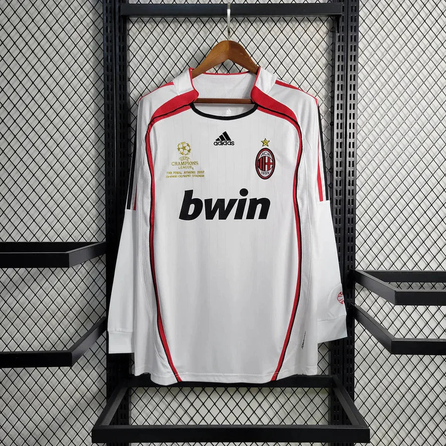 AC Milan 2006/07 UCL Final Away Jersey – Long Sleeve